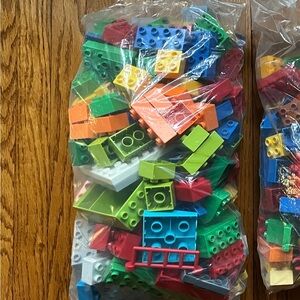 Large bag of Lego Duplo